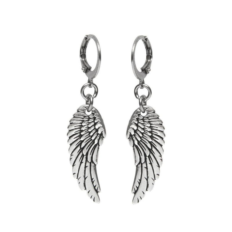 Boucles d'oreilles Angel ailes ange -santa muerte