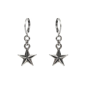 Boucles d'oreilles Star étoile tatouage -santa muerte